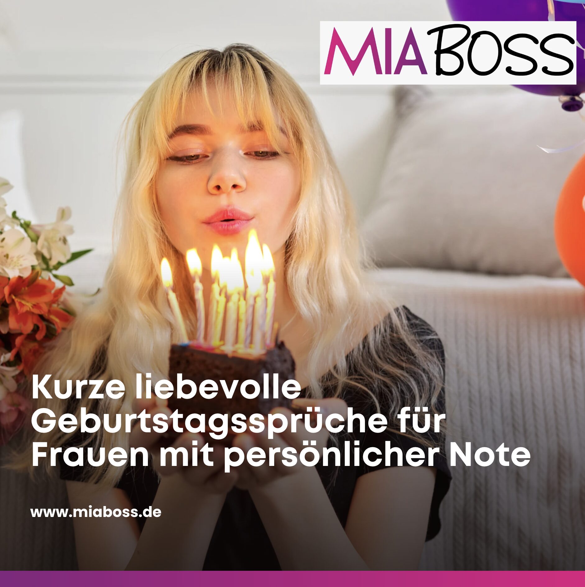Kurze liebevolle Geburtstagssprüche für Frauen mit persönlicher Note Kurze liebevolle Geburtstagssprüche für Frauen mit persönlicher Note