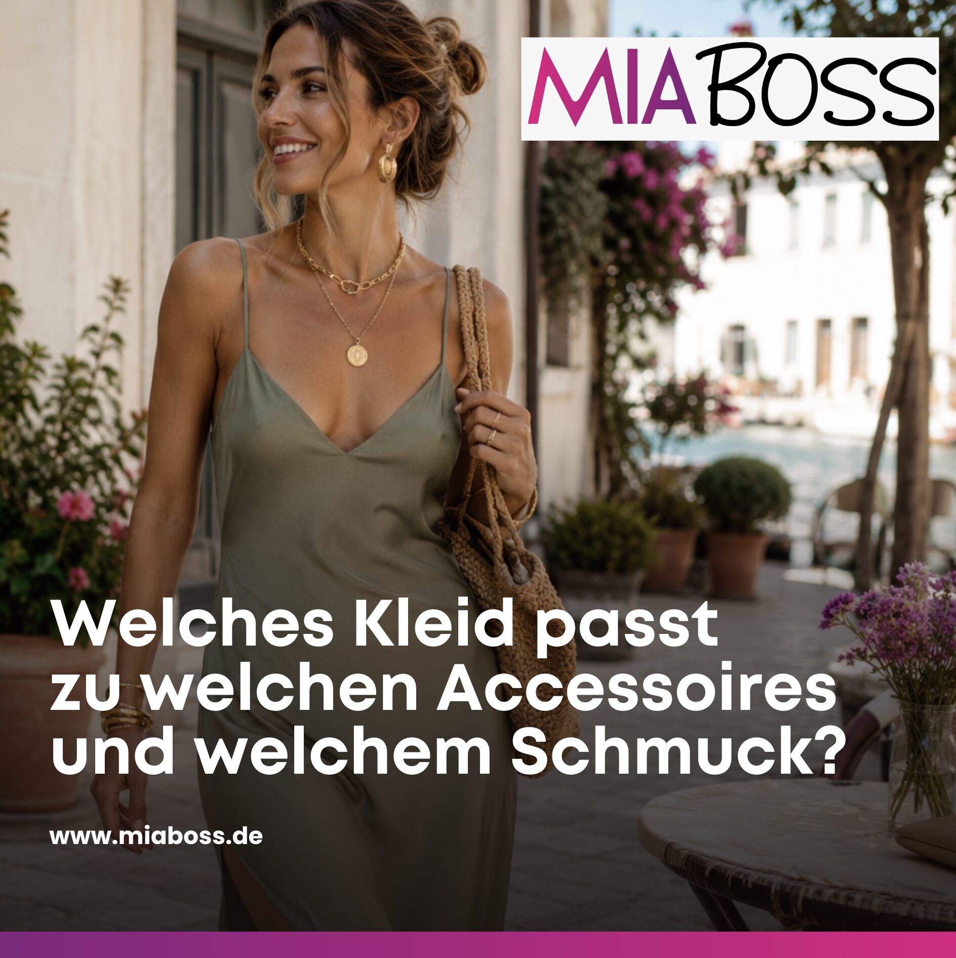 Welches Kleid passt zu welchen Accessoires und welchem Schmuck?