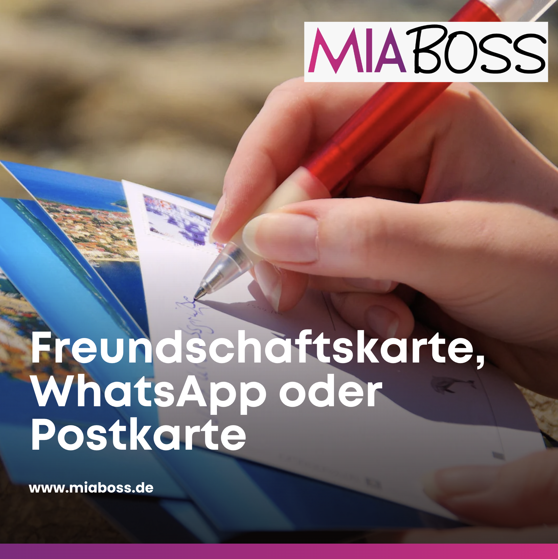 Freundschaftskarte, WhatsApp oder Postkarte: Der passende Spruch für jeden Anlass