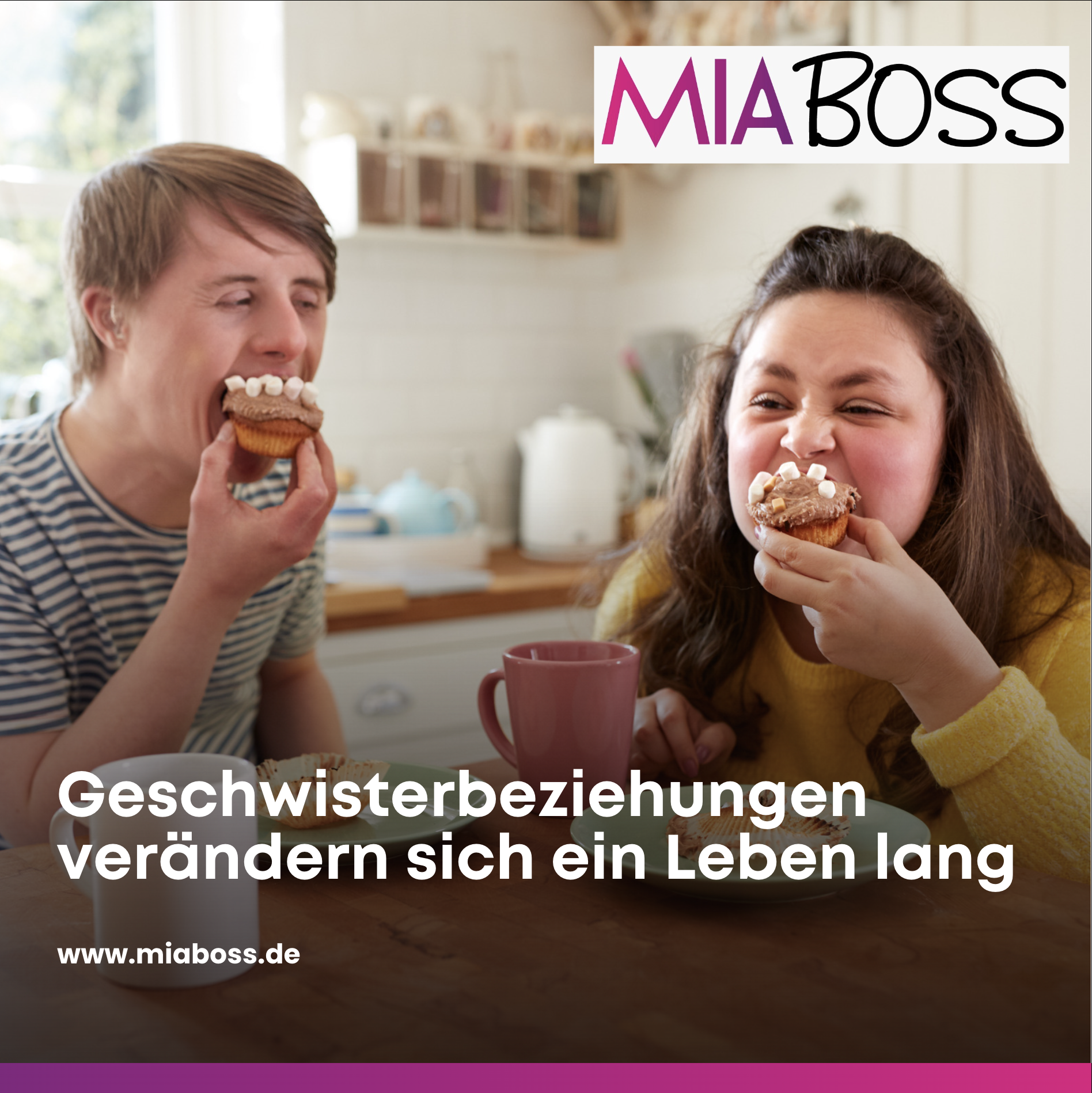 Geschwisterbeziehungen verändern sich ein Leben lang