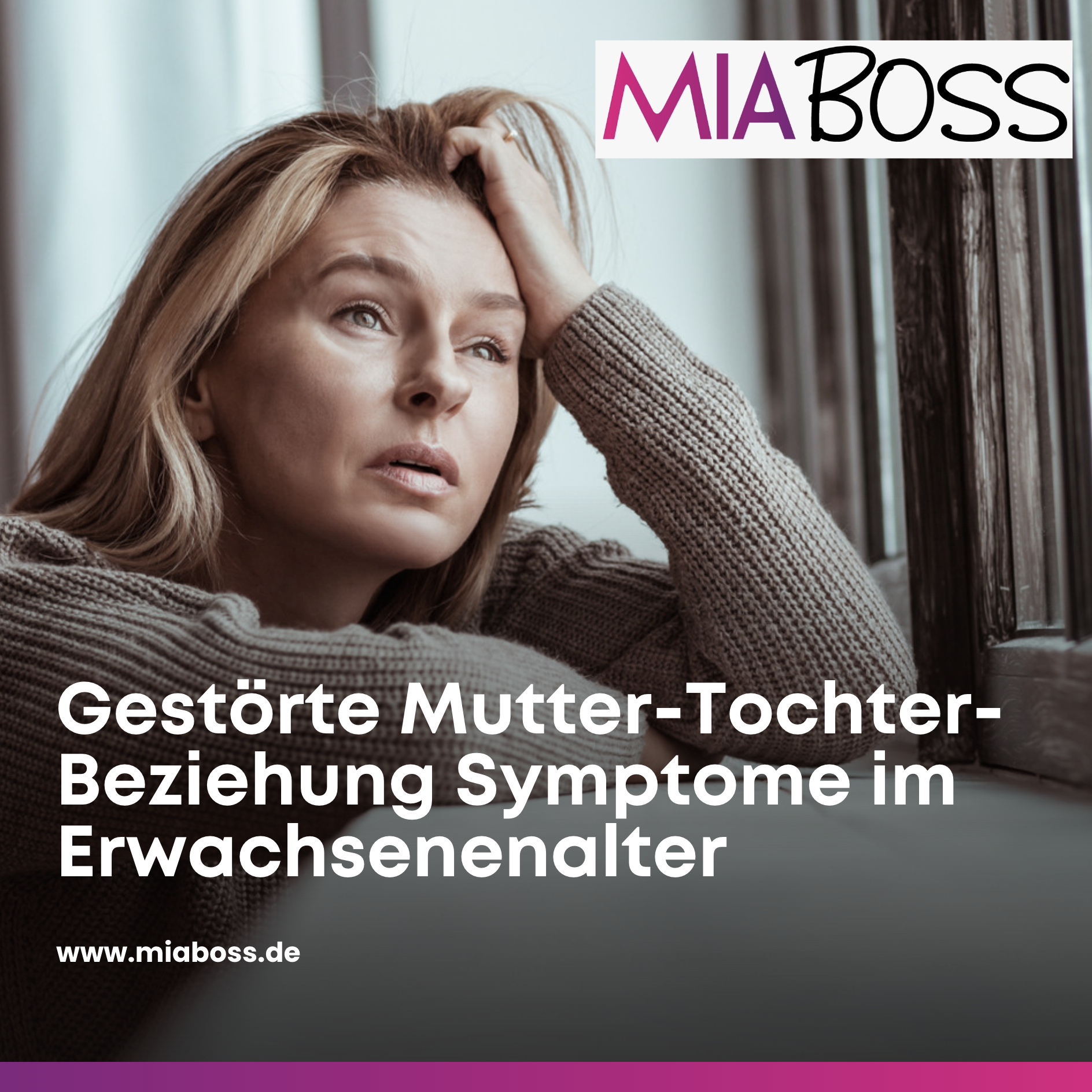 Gestörte Mutter-Tochter-Beziehung Symptome im Erwachsenenalter
