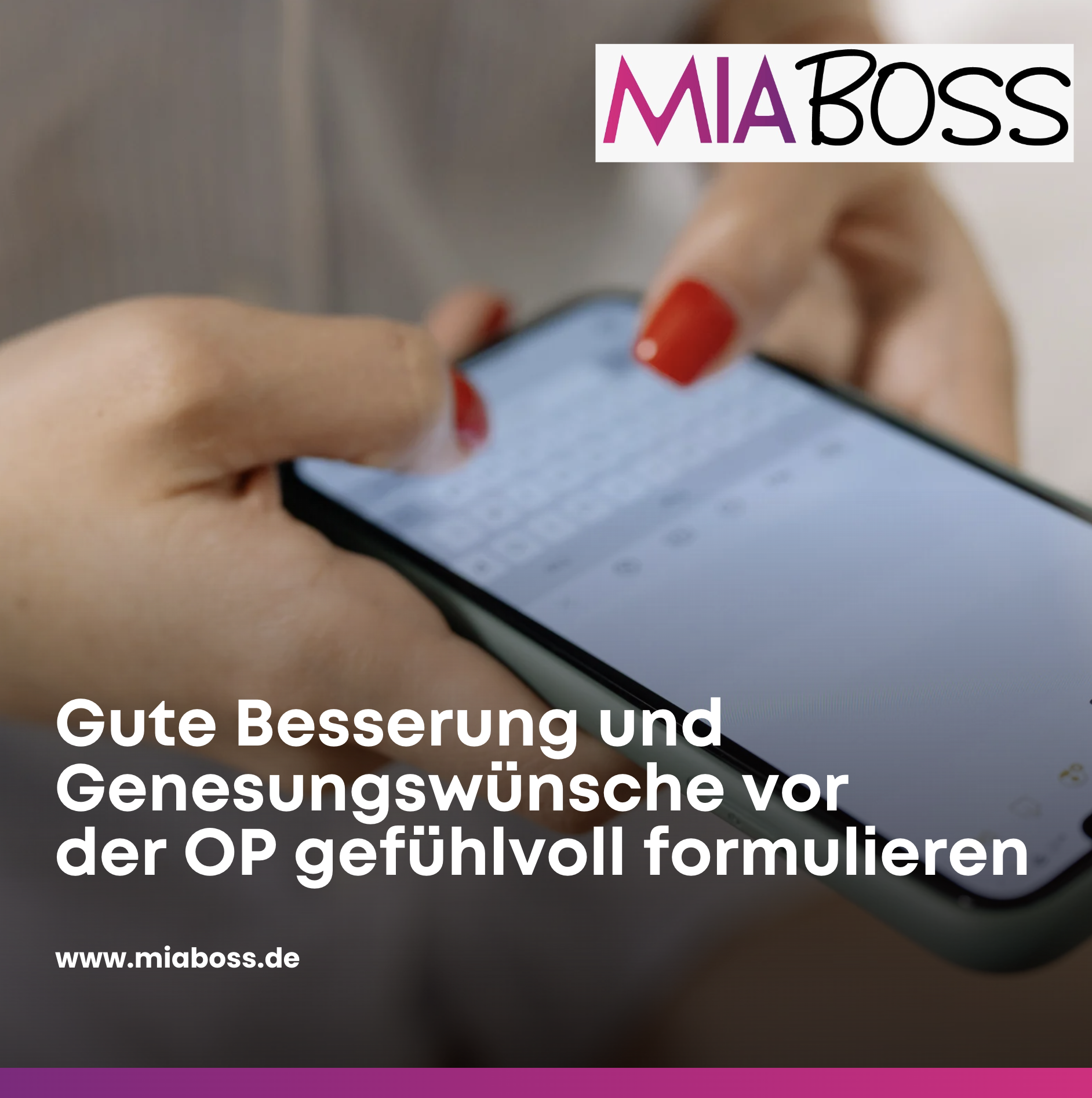Gute Besserung und Genesungswünsche vor der OP gefühlvoll formulieren Gute Besserung und Genesungswünsche vor der OP gefühlvoll formulieren
