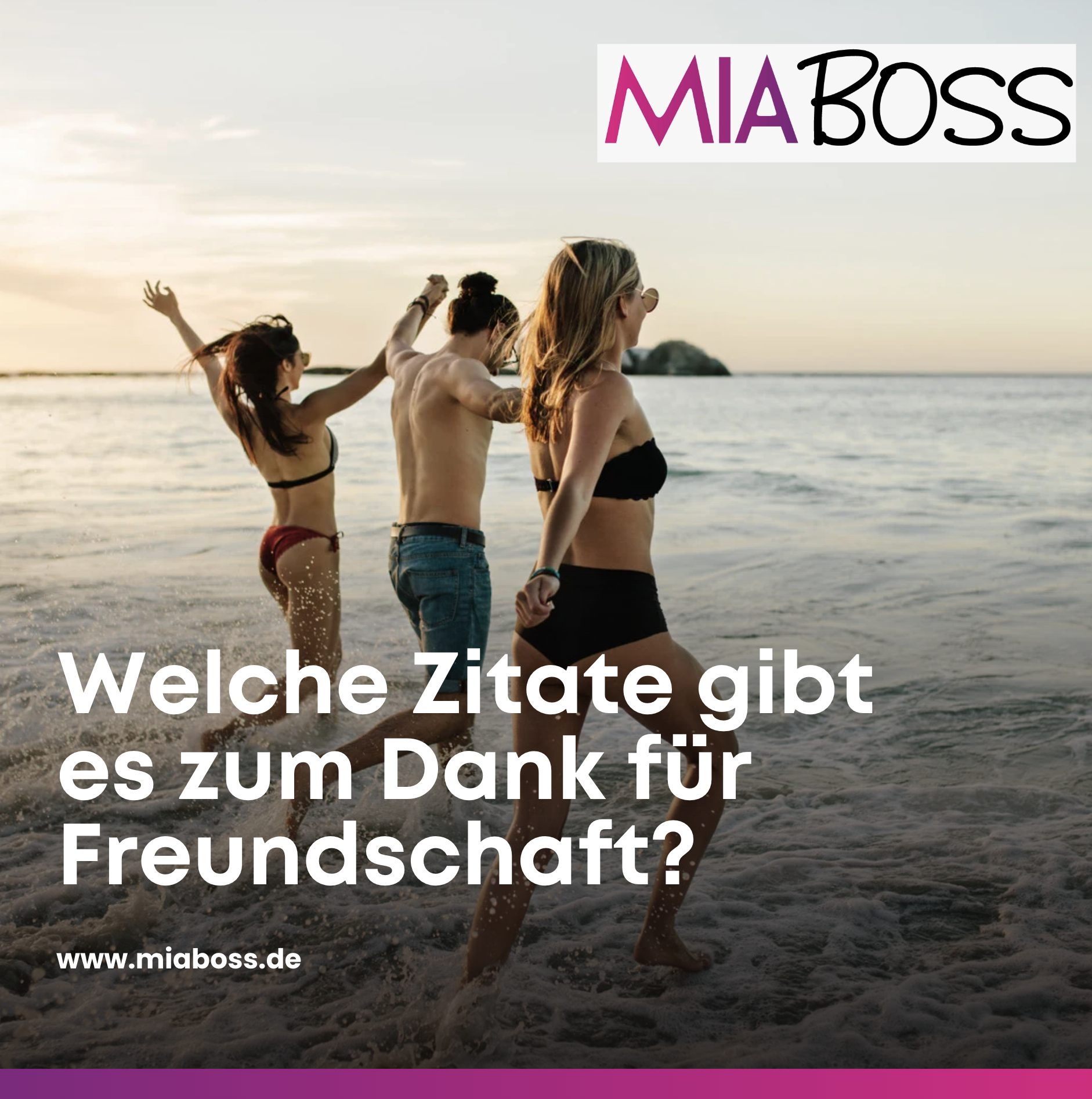 Welche Zitate gibt es zum Dank für Freundschaft?