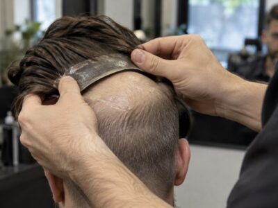 Haarsystem Pflege und Befestigung für Männer
