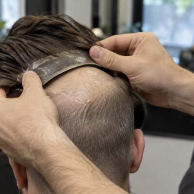 Haarsystem Pflege und Befestigung für Männer